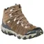 Oboz Womens Bridger Mid Wide Waterproof Walking Boot - Walnut Brown